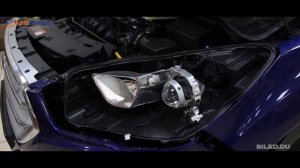 Ford Kuga 2018 Установка светодиодных линз Optima Professional Series
