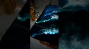 реставрация старого столика эпоксидной смолой