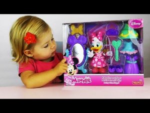 ✿ Минни Маус Дисней Дейзи Дак Набор с Платьями Распаковка Disney Minnie Mouse and Daisy Duck toys