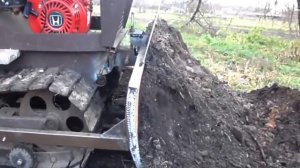 самодельный минитрактор  MINI DOZER