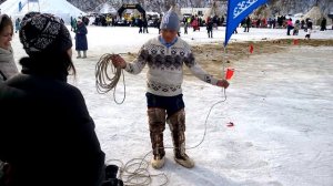 День оленевода. Метание тынзяна на хорей.