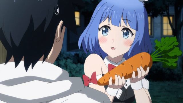 Девочка-зайка любит большие морковки #анимэотрезок #animecute смотреть онлайн