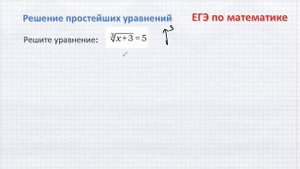 Уравнения простейшие ЕГЭ профиль