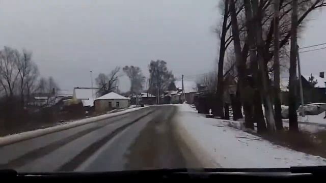 Коломна - окрестности поселка Белоомут / Kolomna - near Beloomut 05/01/2014 (timelapse 4x)