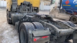 Volvo FH4 замена датчика уровня пола на тягаче