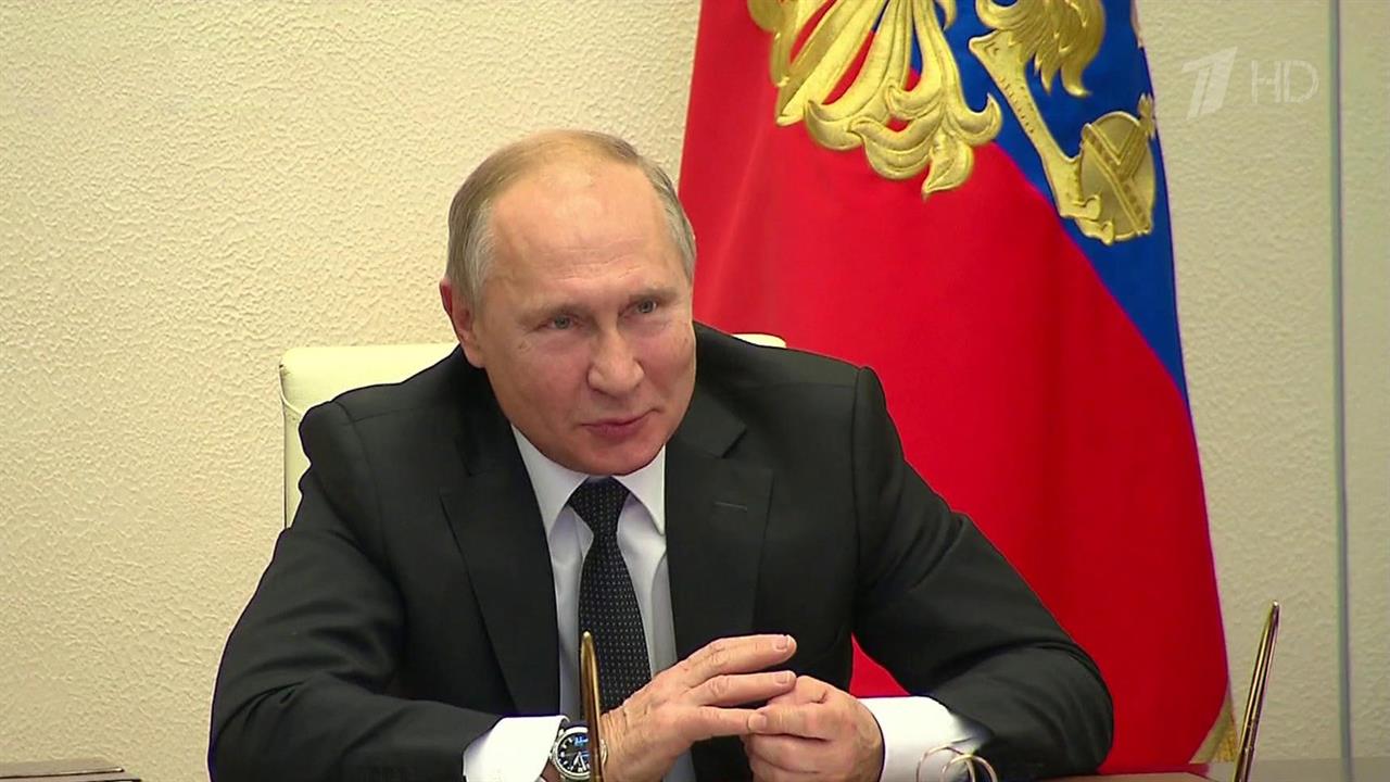 Владимир Путин провел открытый урок в рамках всероссийского форума "Проектория"