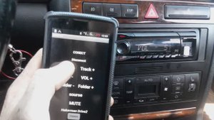 Управление Магнитолы с телефона arduino+bluetoo