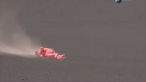 Неудачный спуск с горы на велосипеде