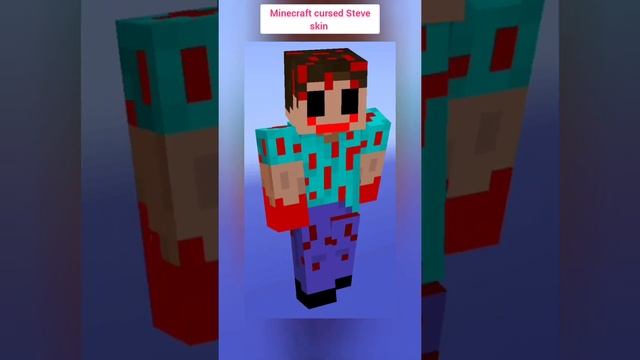 Minecraft cursed steve skin #shorts #ytshorts