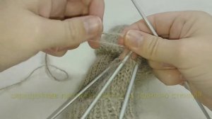 набор дополнительных петель для большого пальца на варежках