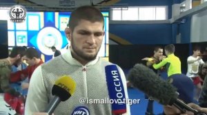 Открытые нового зала Хабиба школа «Абдулманапа» , новое интервью Хабиба Нурмагомедова.