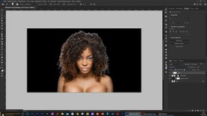 Как выделить волосы с помощью яркостной маски в фотошоп