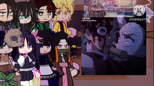 ?✨Kamaboko squad + muichiro and aoi reacts to nezuko concers the ?
