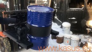 Бочкокантователь, захват для бочек на погрузчик