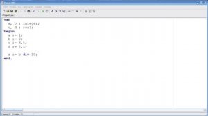 Программирование на языке Pascal. Урок 2. Арифметические операторы, выражения, ввод, вывод.