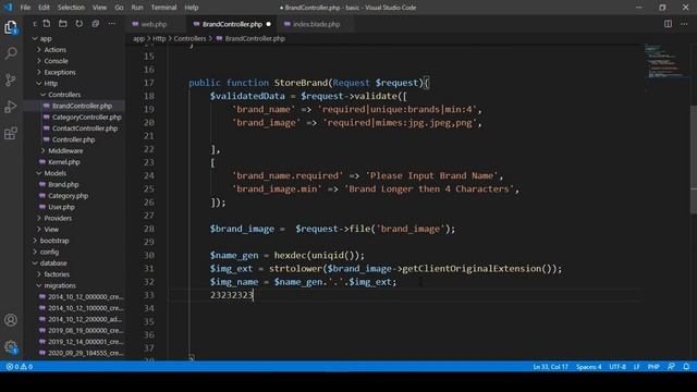 Laravel 8 Tutorial | Eloquent ORM Insert Image Part 30
