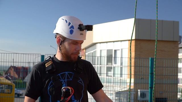 Как подняться без зажимов. Промышленный альпинизм // Ascent without rope clamps