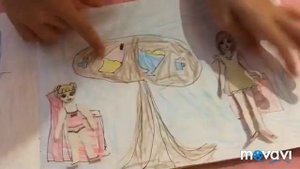 Бумажный домик своими руками. Бумажные куклы с одеждой.