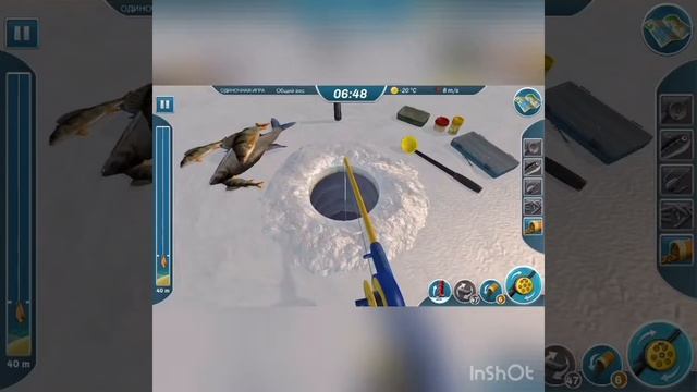 Ice lakes зимняя рыбалка на телефон (1день) смотреть онлайн