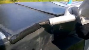 Ручной экструдер для сварки пластмассовых деталей.