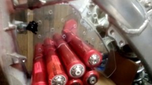 Honda CRF 450R electric conversion, using QS 138 V3 and 200amp headway cells