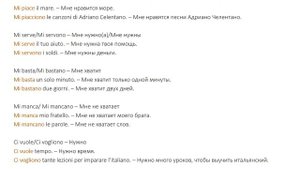 Притяжательные местоимения по-итальянски, безличные конструкции и повелительное наклонение. 7 урок