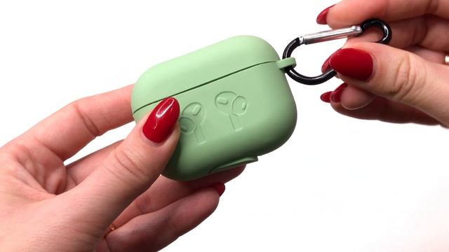 Чехол Gurdini прорезиненный soft touch c карабином фисташковый для Apple Airpods Pro смотреть онлайн