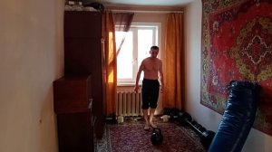Тренировка с гирей 32кг. 441