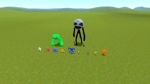 ВСЕ МОНСТРЫ САДА БАНБАН ПРОТИВ ВСЕХ РАДУЖНЫХ ДРУЗЕЙ В ГАРРИС МОД GARTEN OF BANBAN VS RAINBOW FRIEND