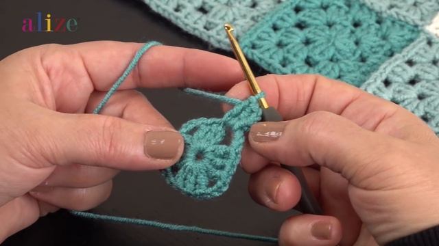 Alize Baby Best ile Motifli Ekose Battaniye • Motif Plaid Blanket • Одеяло в клетку с мотивом смотреть онлайн