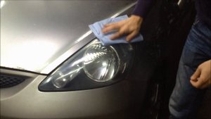 Восстановление фар Honda Fit за 5 минут без полировки!