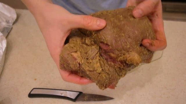 Мясо в духовке, пробую мякоть бедра "Мираторг" - ещё один простой рецепт смотреть онлайн