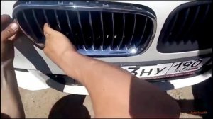 Установка решетки радиатора BMW F10