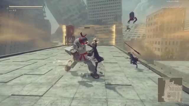 NieR: Automata | No Damage · Hard Difficulty Bosses | Father Servo смотреть онлайн