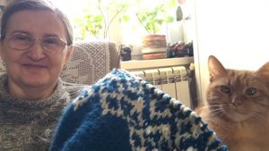 Как вяжу Жаккард