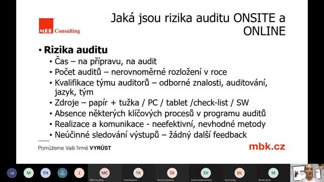 Záznam z webináře: Interní auditor - Je ještě kam se zlepšovat? смотреть онлайн
