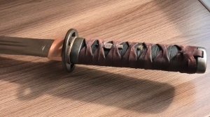 Японский меч цуруги (кен). Кинжал в японской оправе.