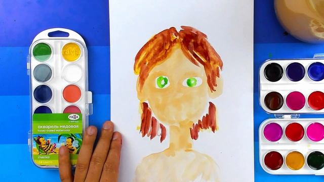 Как нарисовать портрет Воспитателя в садик - рисуем с детьми