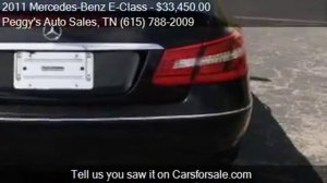 2011 Mercedes-Benz E-Class for sale in Hendersonville, TN 37