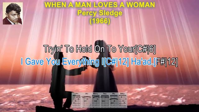 When A Man Loves A Woman - Percy Sledge (Lyrics & Guitar Chords)