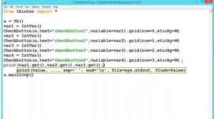Python GUI: How to create Check box | Check Button and get its Value Tutorial# 21