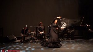 Alba Luna baila Peteneras en Rivas Flamenca 2020