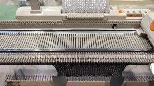 Вязальная машина Сильвер Рид Silver reed Lecle mk70. Тест работы.