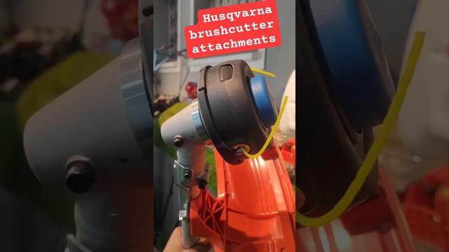 Brushcutter attachment with Husqvarna. #husqvarna #jammu