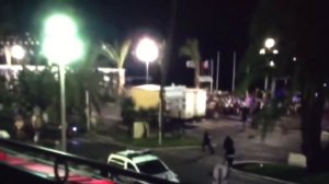 The First Moment of Truck Attack in Nice, France