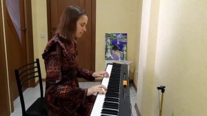 "Бурре", Моцарт. На фортепиано. С нотами