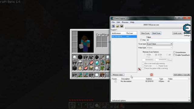 MineCraft Cheat Engine Tutorial смотреть онлайн