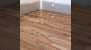 Artistic Timber Floors - Coating some Marri up really quickly