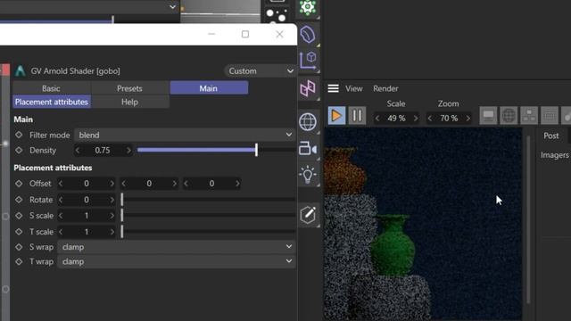 Делаем "Тень от окон" в Cinema 4D и Arnold render. Gobo filter
