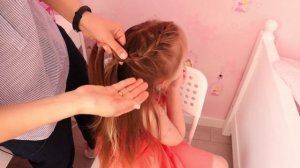 Детская прическа "Колосок"